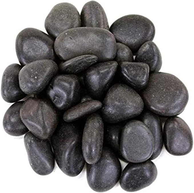 ULG-PBL-005 - Polished Black Pebbles