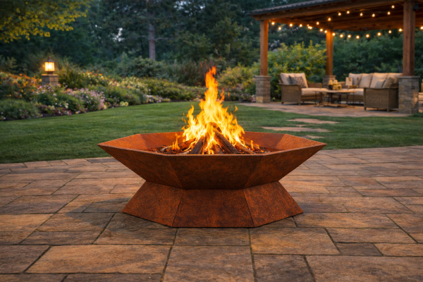 ULG-FPT-006 - Hexagonfirepit Corten