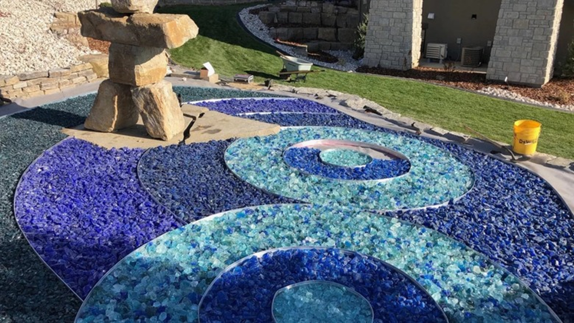 Decorative Glass Mulch